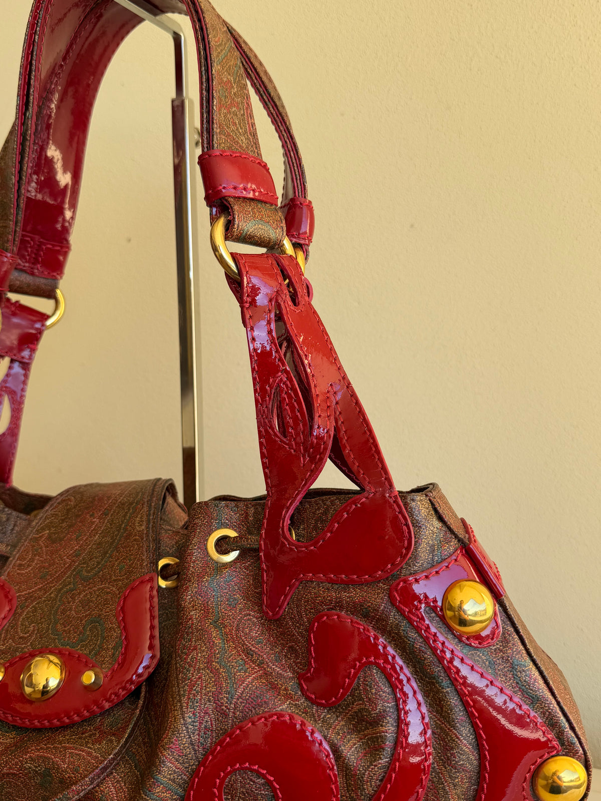 Etro Paisley vernice rossa