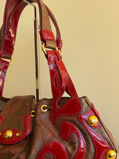 Etro Paisley vernice rossa