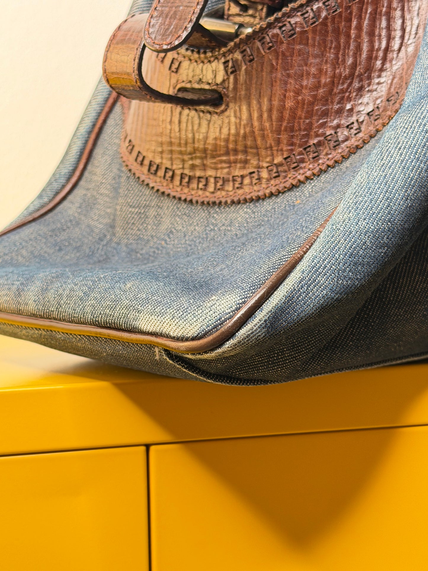 Fendi Etniko Tote Denim
