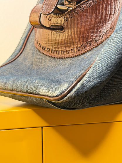 Fendi Etniko Tote Denim