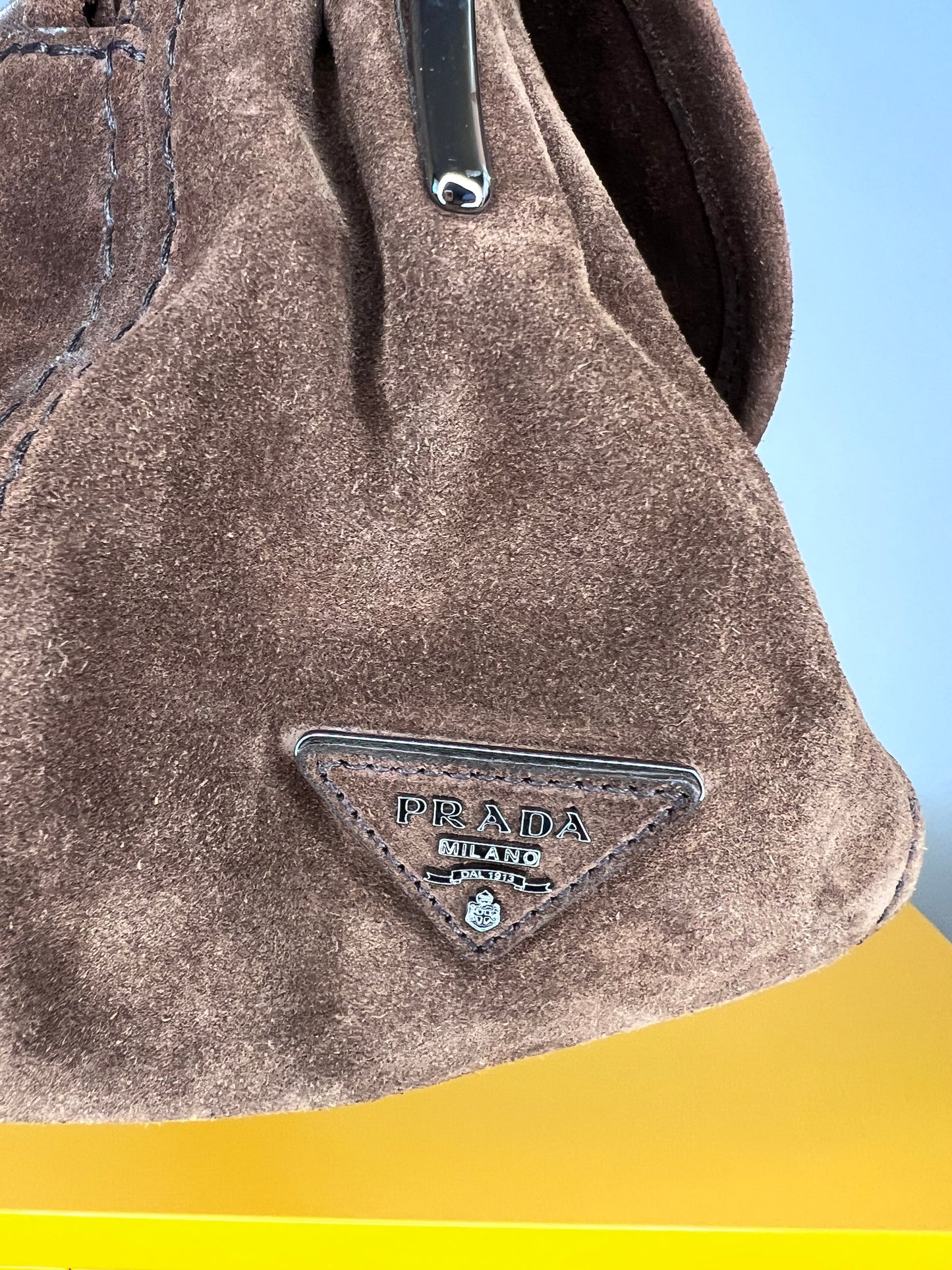 Prada Suede shoulder bag