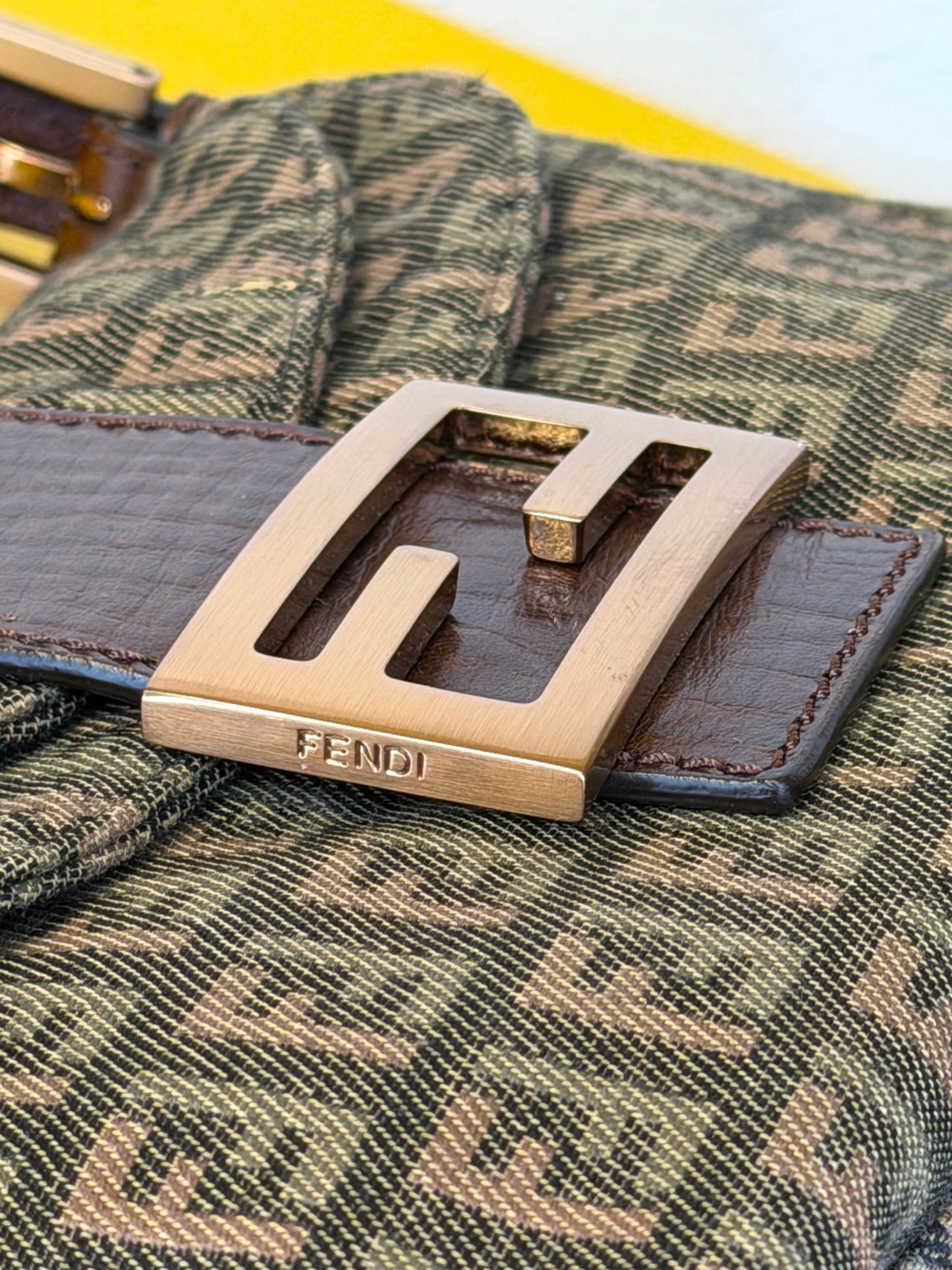 Fendi Baguette Double Flap