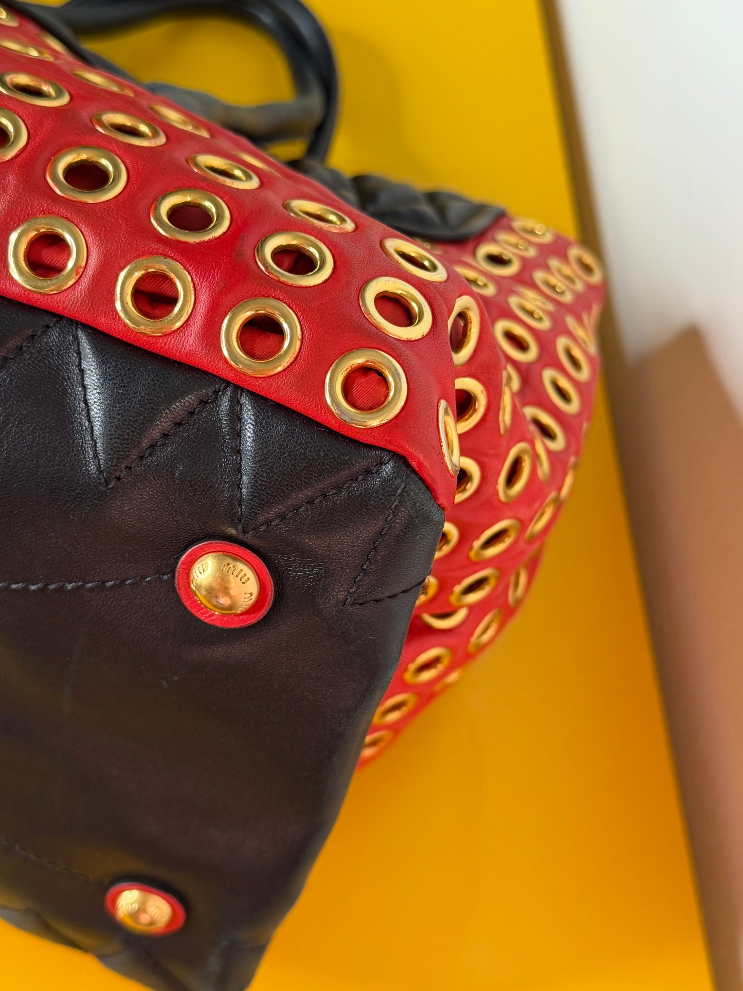 Miu Miu biker red