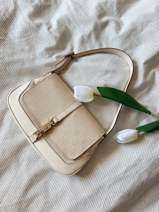 Gucci Mini Jackie GG beige