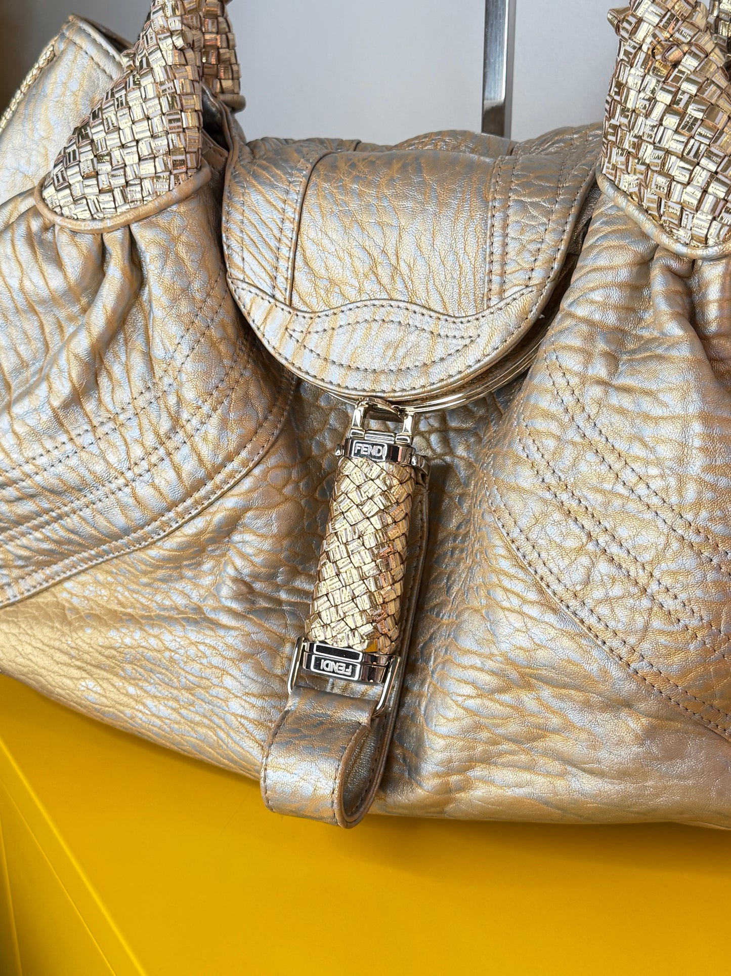 Fendi Spy Gold Silver