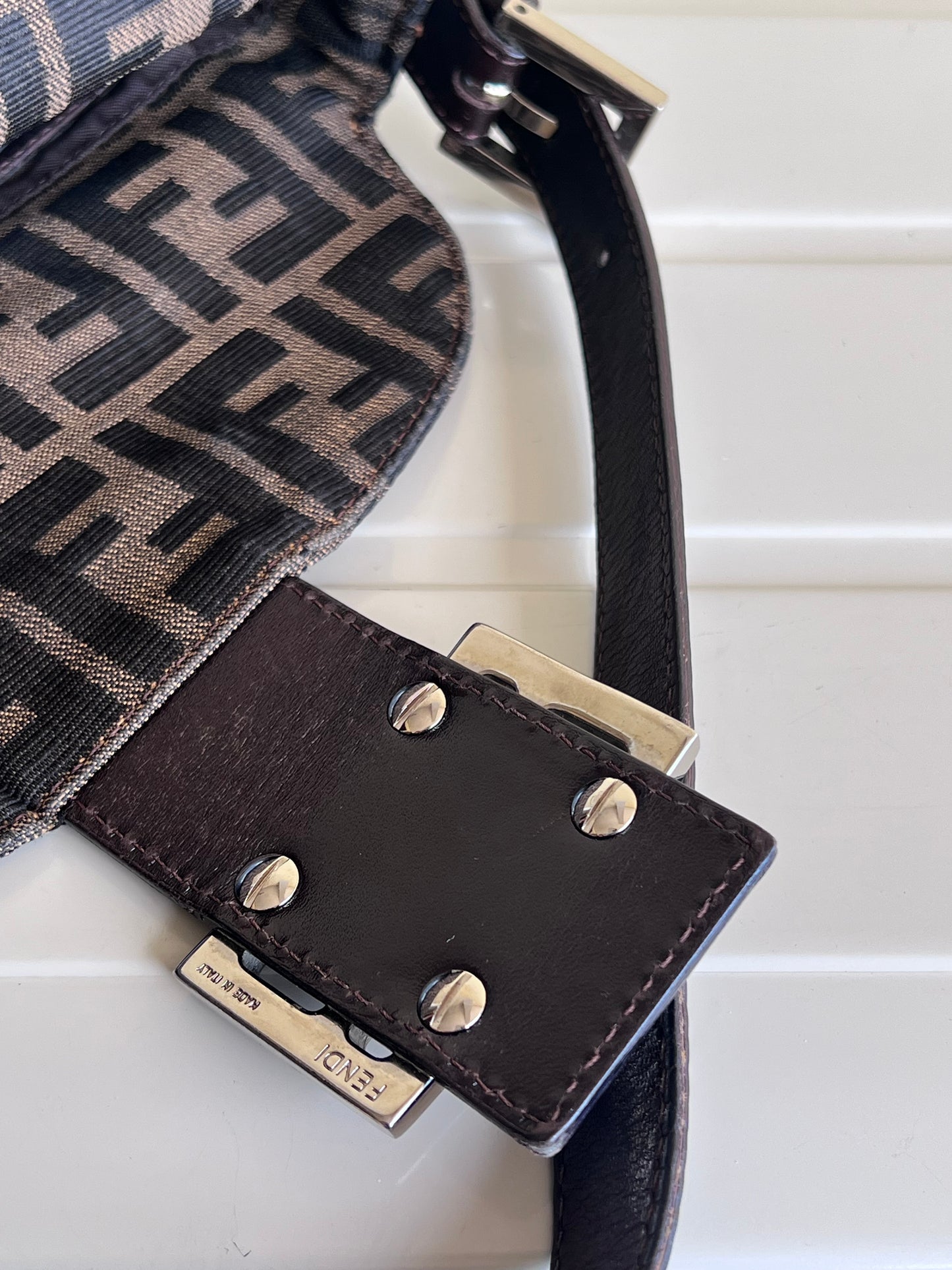 Fendi Mamma Zucca double Flap