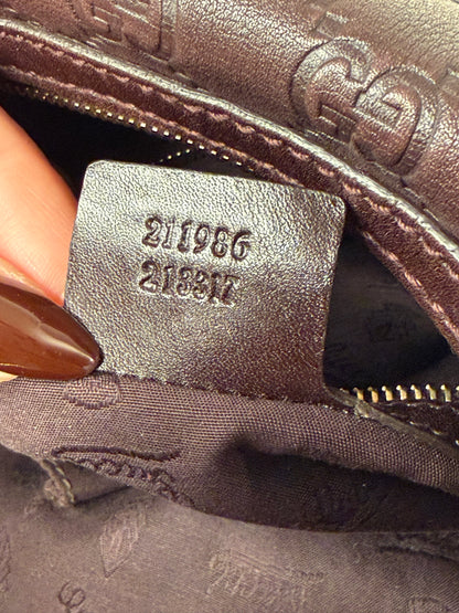 Gucci Hobo pelle marrone