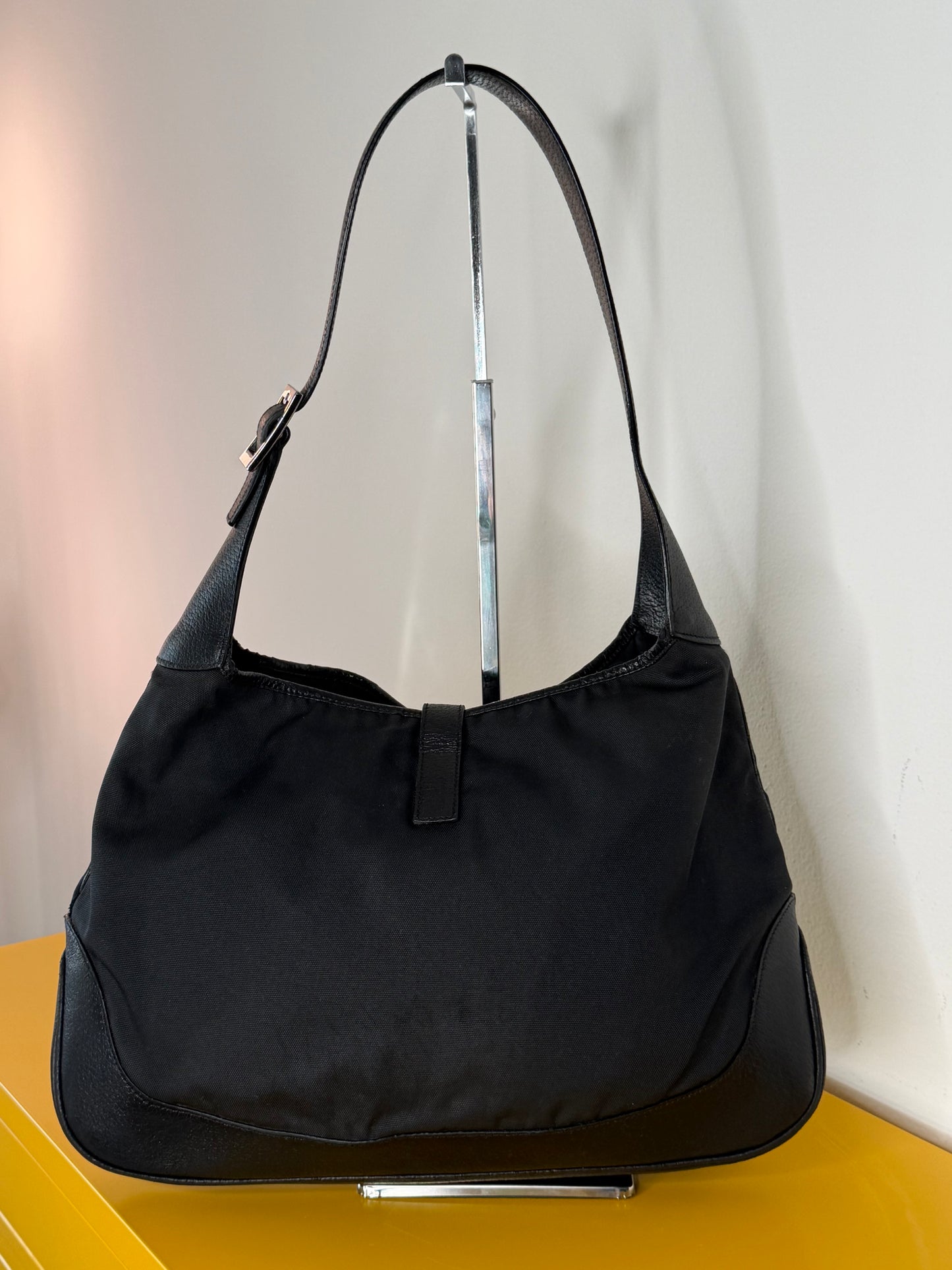 Gucci Jackie pelle/tessuto