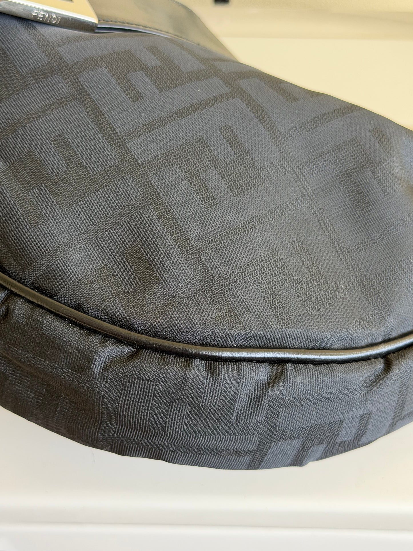 Fendi Croissant vintage nera