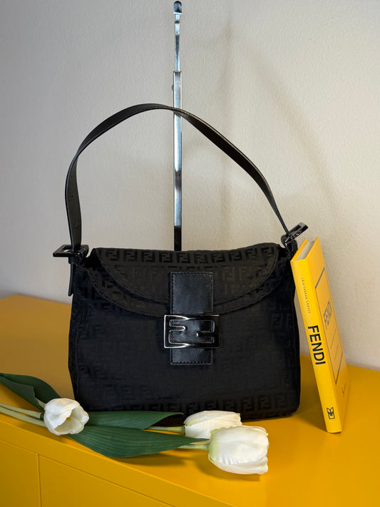 Fendi Mamma Nera Double Flap