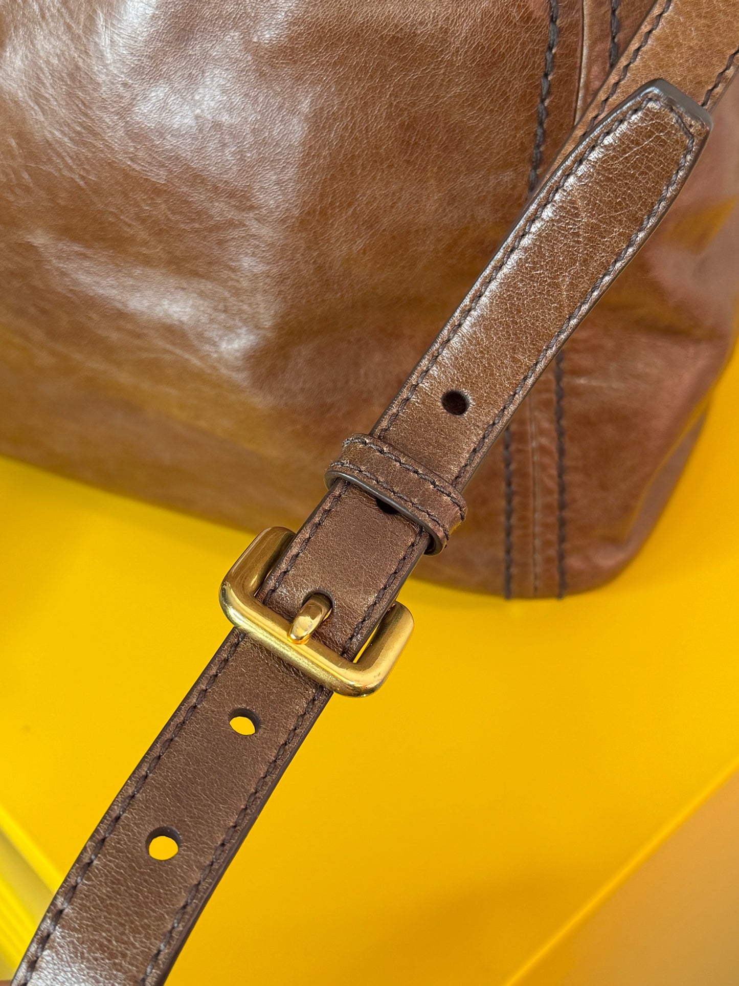 Prada tote nocciola