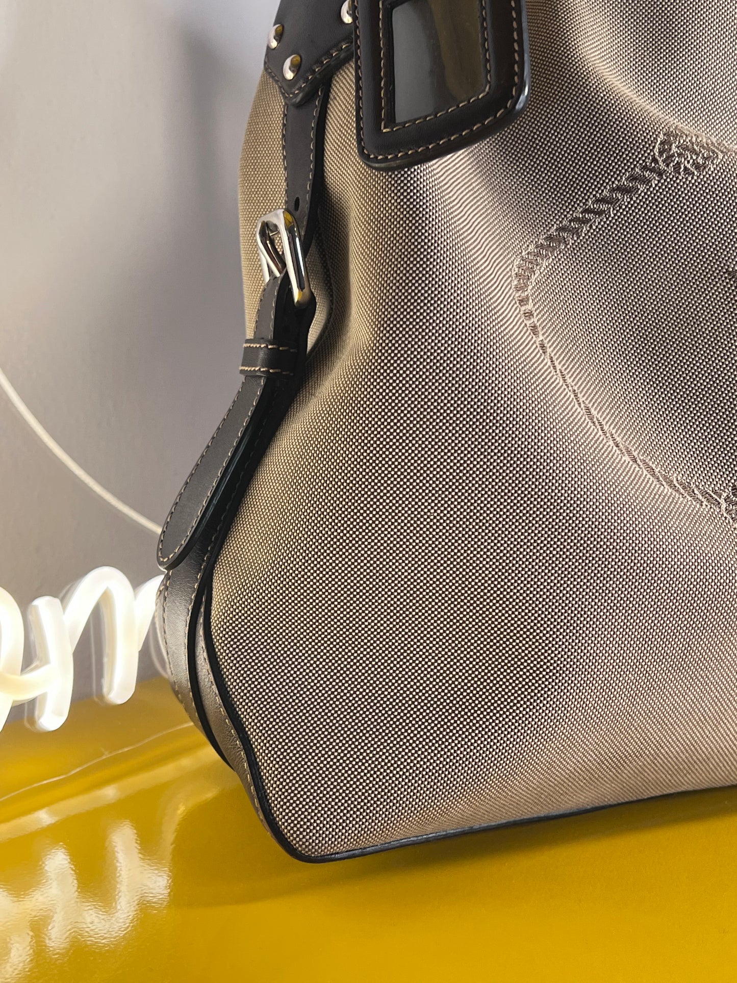 Prada logo Jaquard