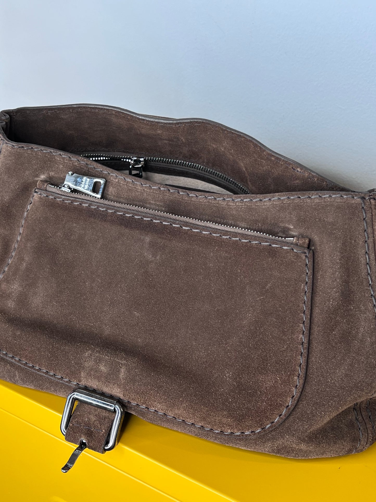 Prada Suede shoulder bag
