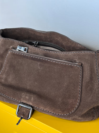 Prada Suede shoulder bag