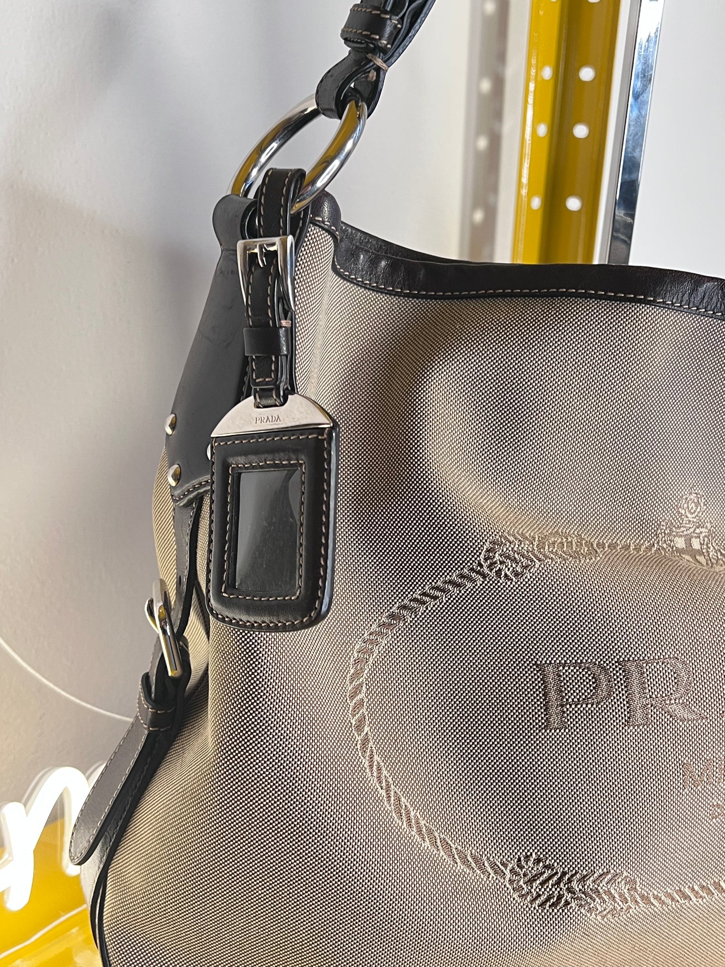 Prada logo Jaquard
