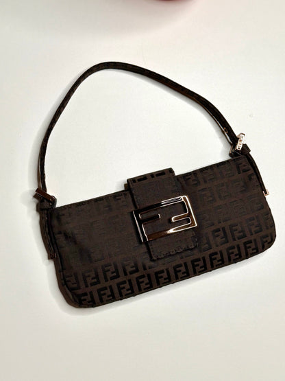 Fendi Mini Zucchino dark brown