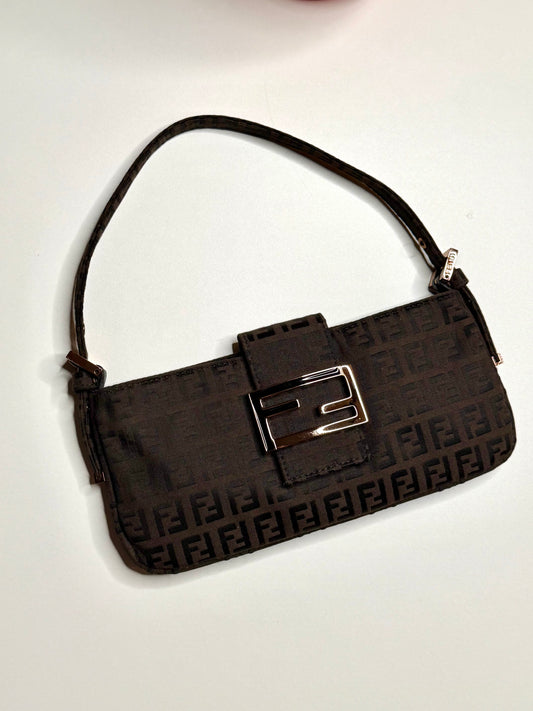 Fendi Mini Zucchino dark brown
