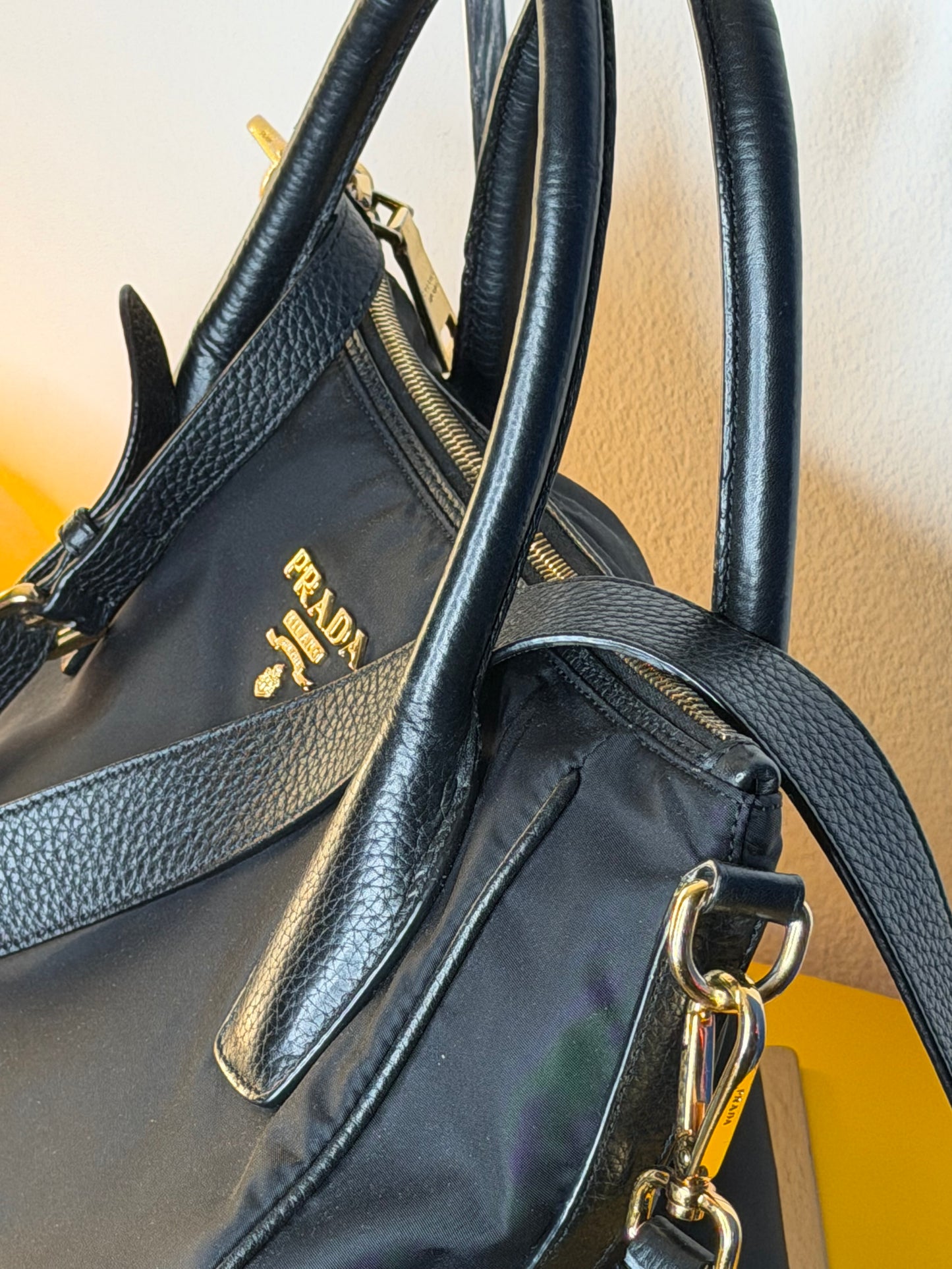 Prada Tote nylon e pelle