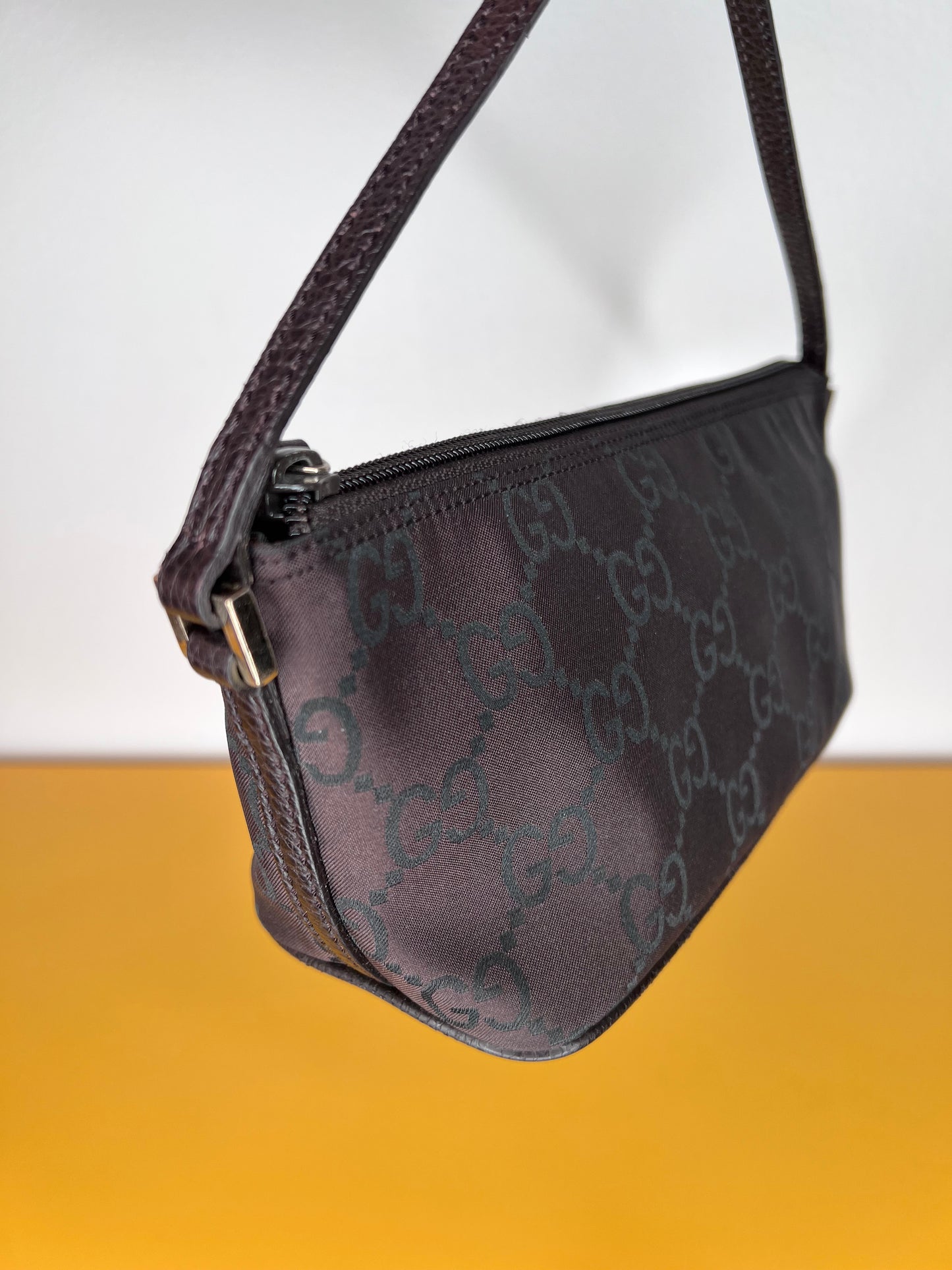 Gucci Boat Bag Chocolate