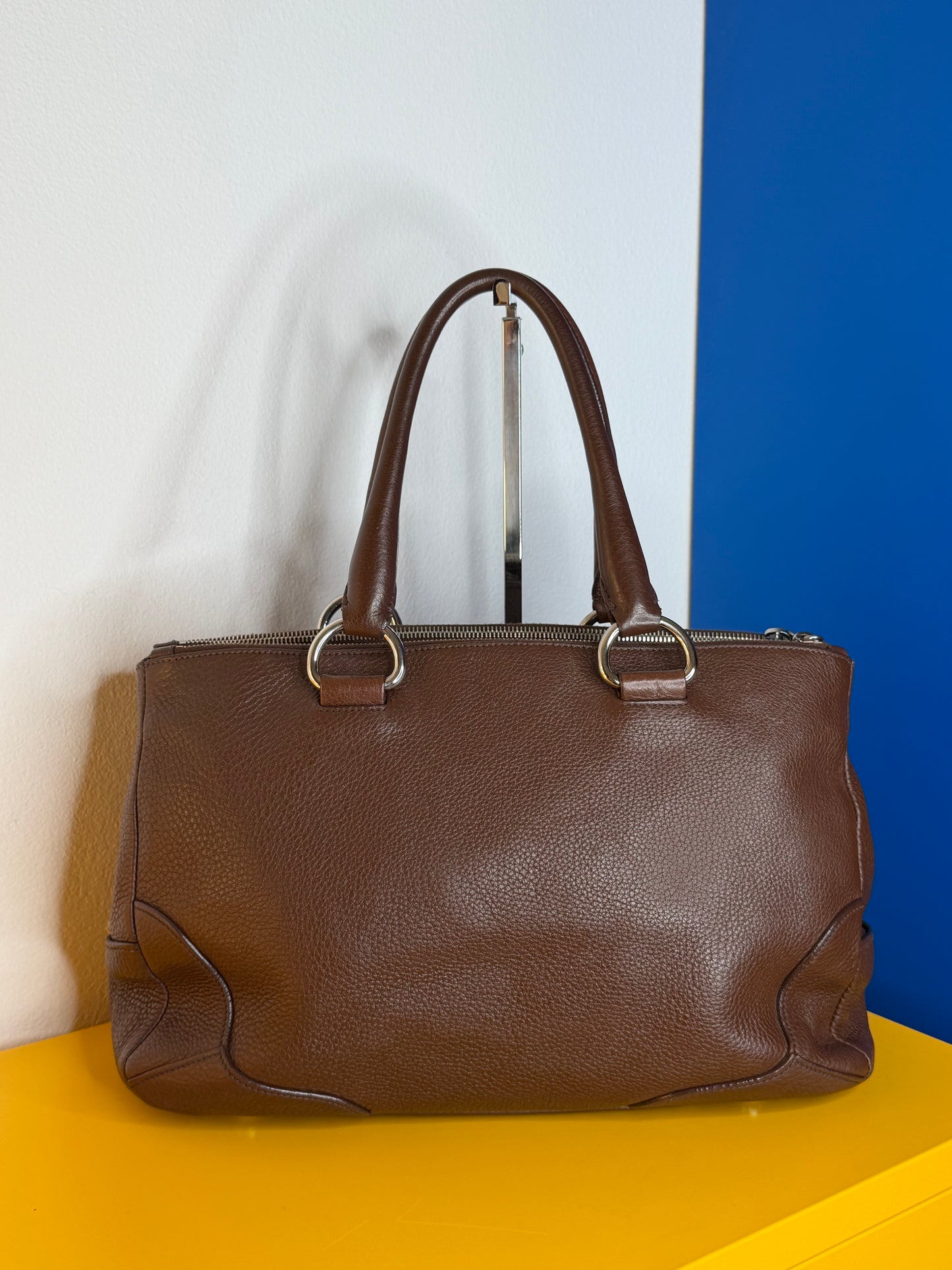 Prada tote chocolate