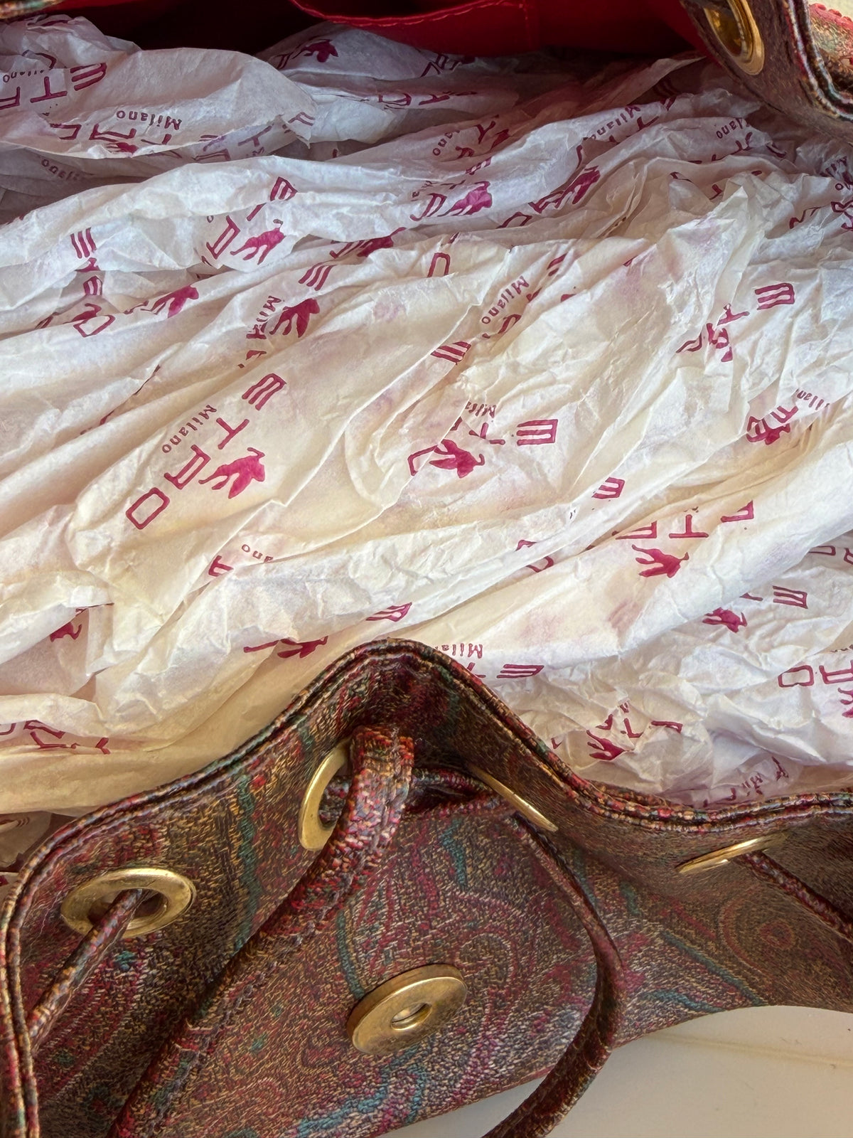 Etro Paisley vernice rossa
