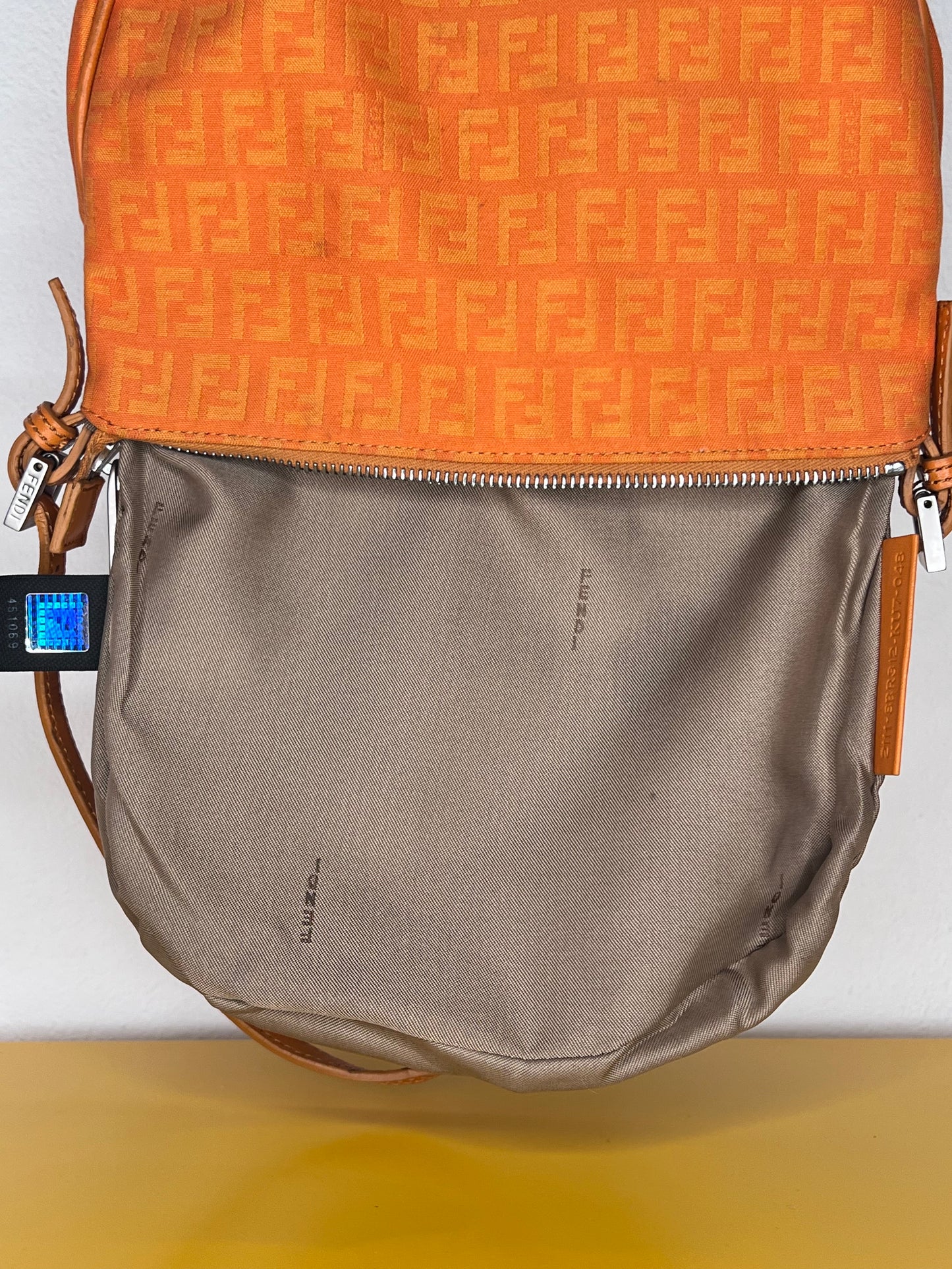 Fendi Pochette Monogram Orange