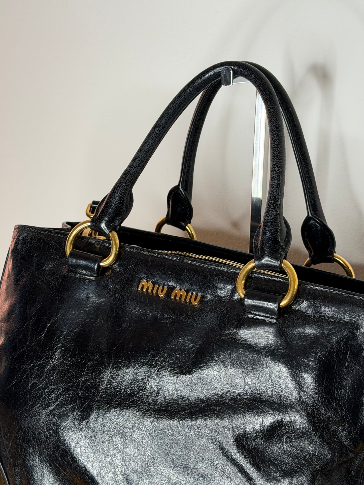 Miu Miu tote shine