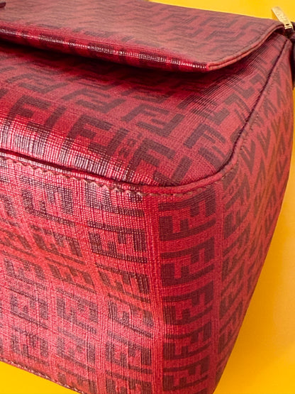 Fendi Mamma tessuto roll red