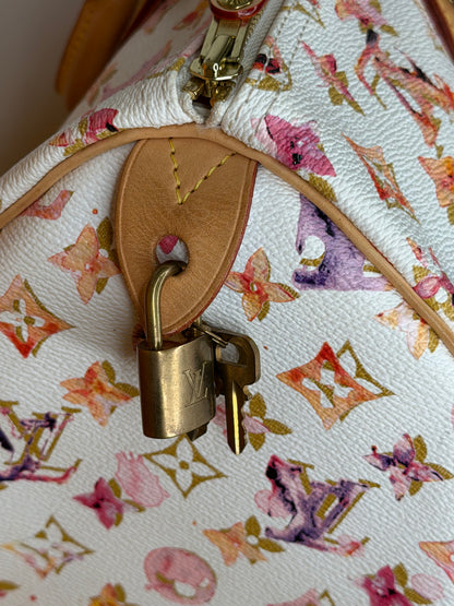 Louis Vuitton Speedy 35 Aquarelle