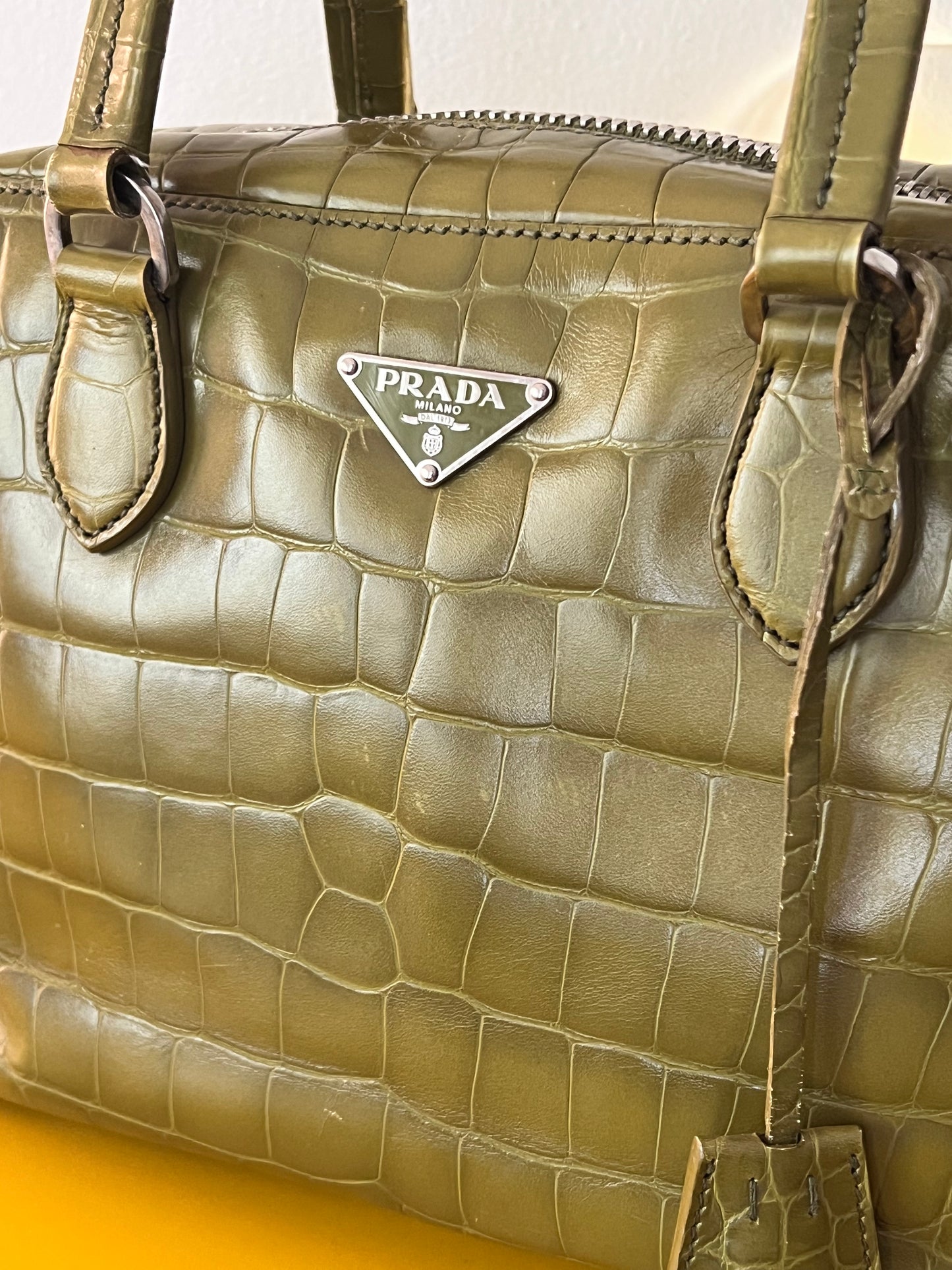 Bauletto Prada Verde