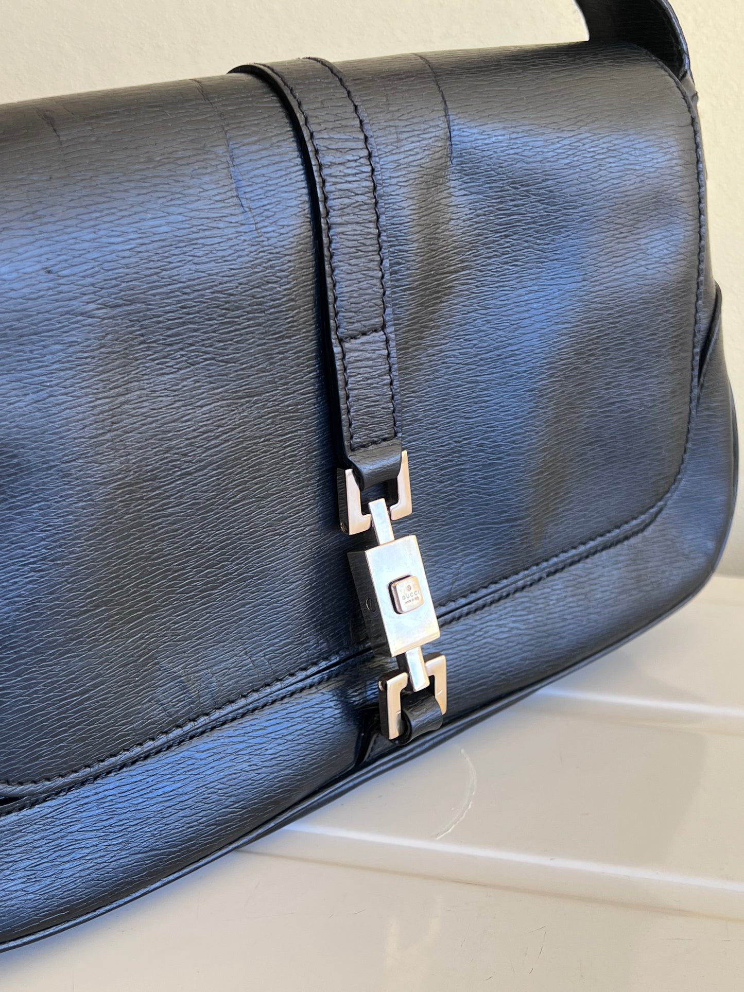 Gucci Mini Jackie pelle nera