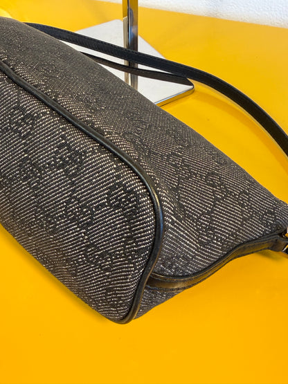 Gucci boat bag grey denim