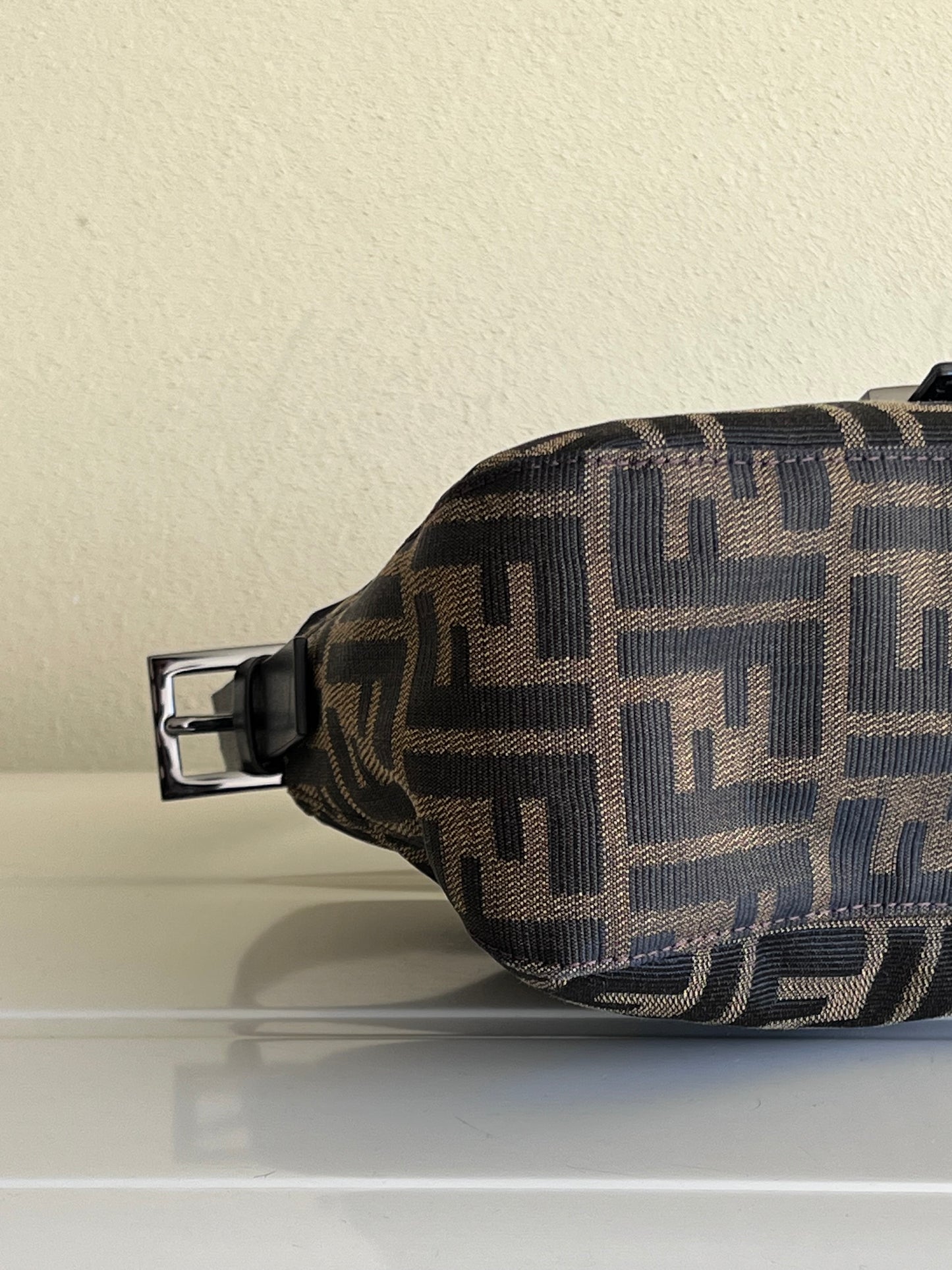 Fendi baguette Double Flap Zucca