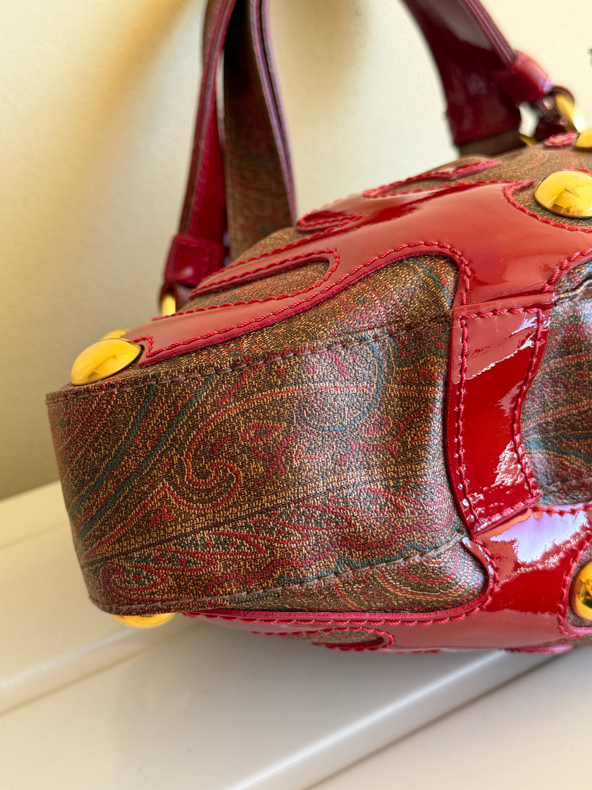 Etro Paisley vernice rossa