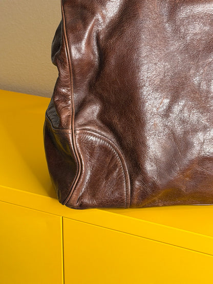 Prada tote medium brown