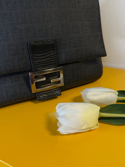 Fendi Mamma Tessuto Roll Nera