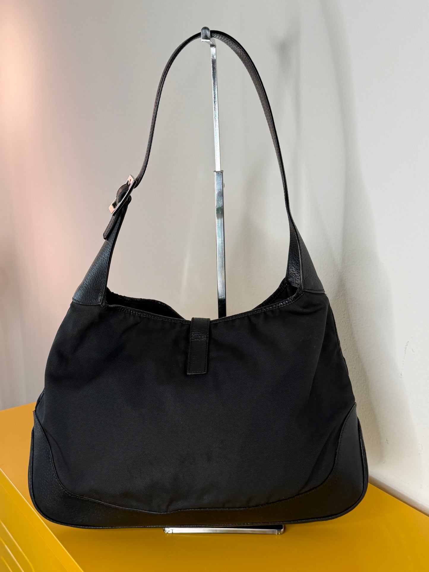 Gucci Jackie pelle/tessuto