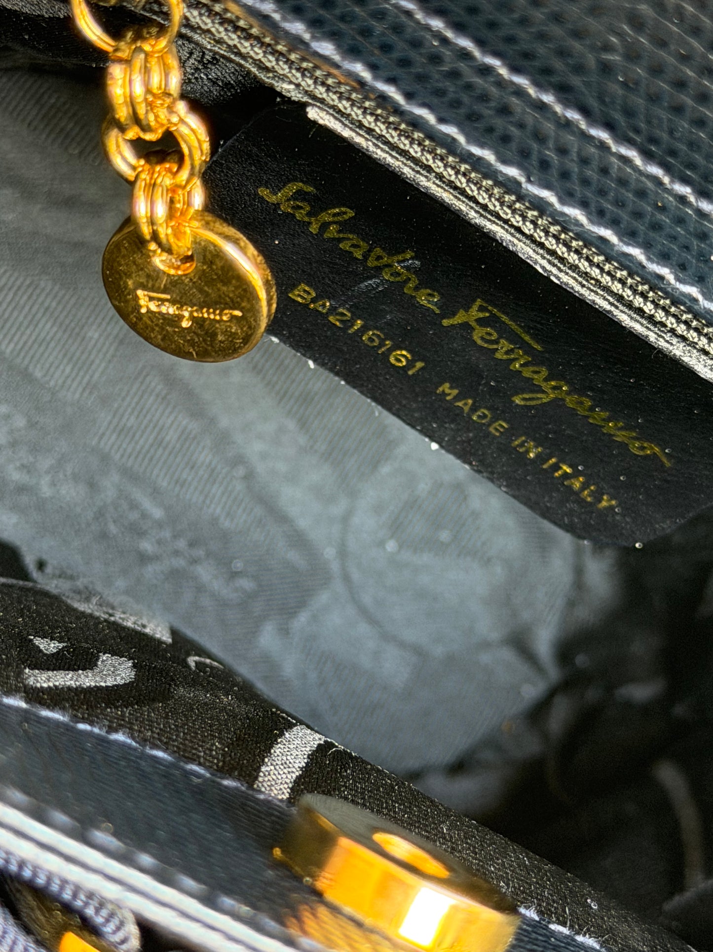 Salvatore Ferragamo Secchiello Bow blu