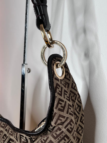 Fendi Hobo Manico Intrecciato