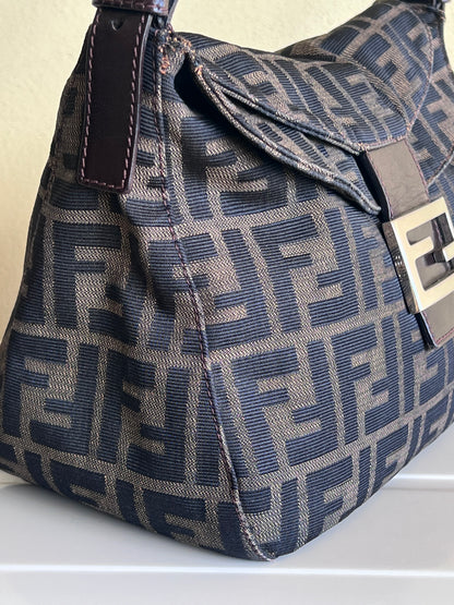 Fendi Mamma Zucca double Flap