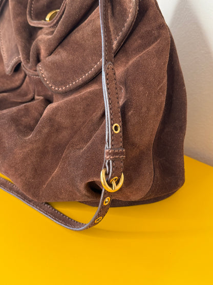 Miu Miu hobo suede