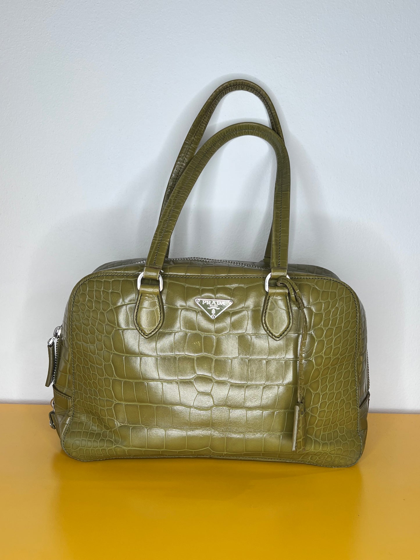 Bauletto Prada Verde