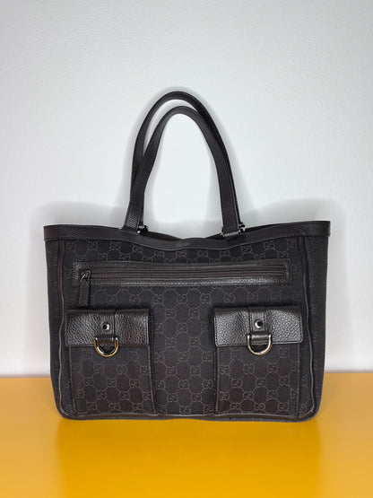Gucci Abbey Tote Chocolate