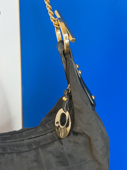 Fendi Chef Hobo Zucca Nera