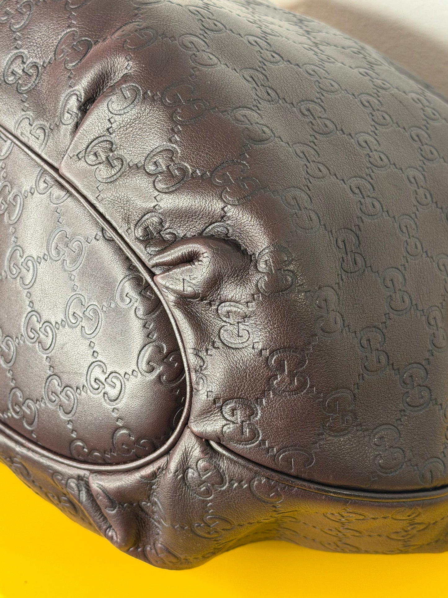 Gucci Hobo pelle marrone