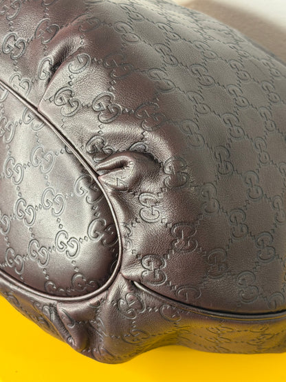 Gucci Hobo pelle marrone