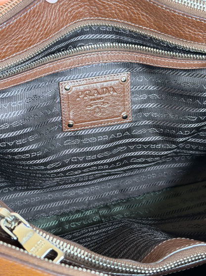 Prada tote chocolate