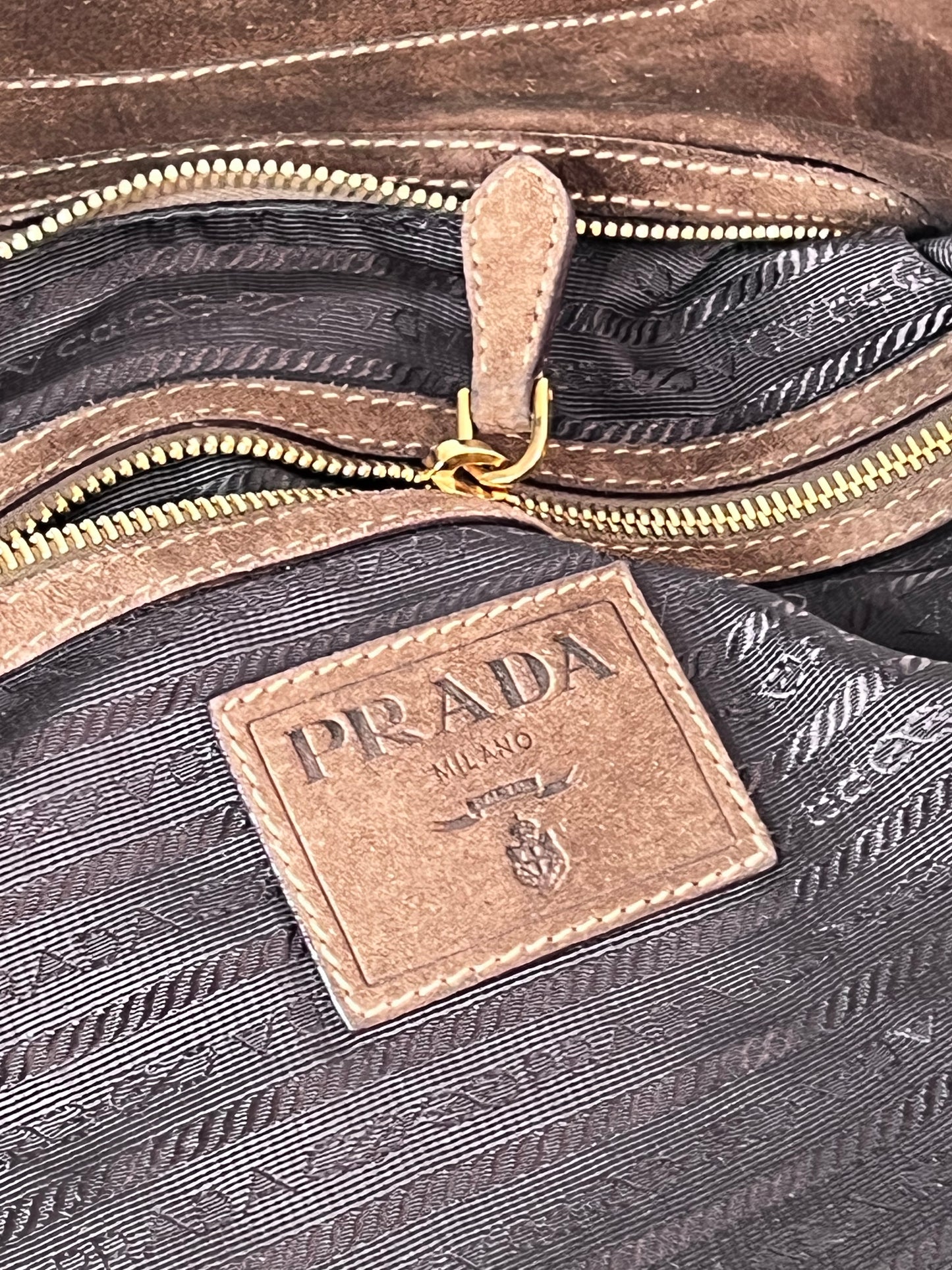 Prada Hobo in suede