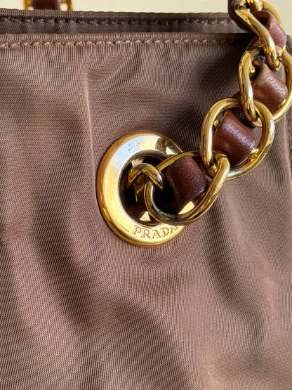 Prada tessuto catena