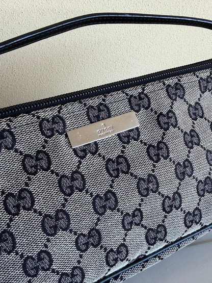 Gucci boat bag grey/black